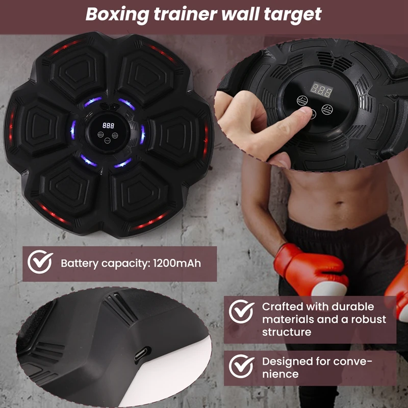 Music Boxing Machine Boxing Training Smart Boxing Game For Kids Adults Home Exercise Equipment