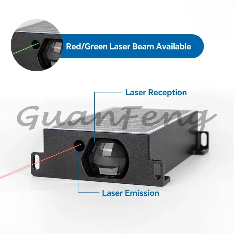 New Arrival LDJ-P4 Aluminum Alloy 100m Industrial  with RS485 IP54 Protection Distance Measure Sensor