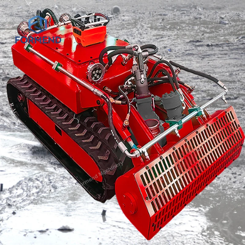 High Performance Tracked Pipeline Cleaning Submersible Vehicle Underwater