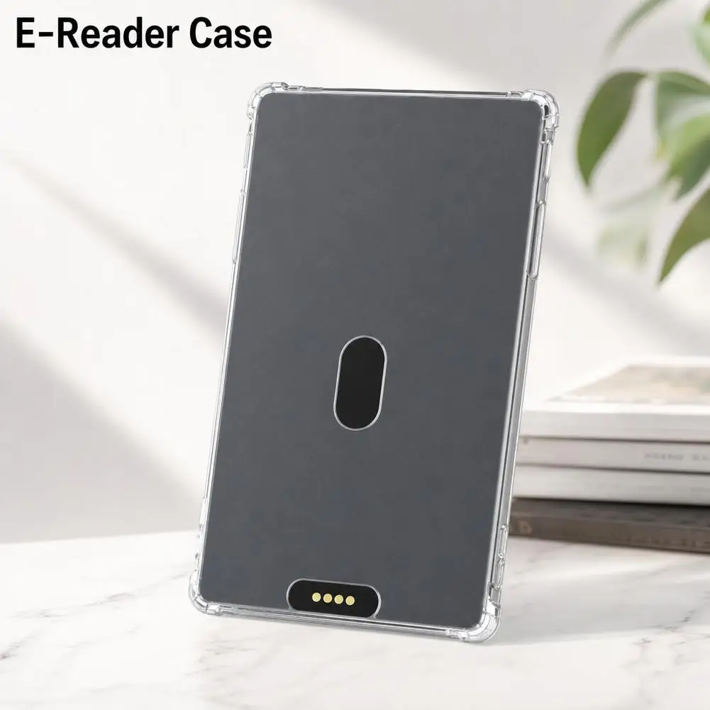 Clear TPU Case for XTEINK X4 Pro Flexible Soft Cover Shockproof Reinforced Corners Anti-Yellowing Protective Shell Skin