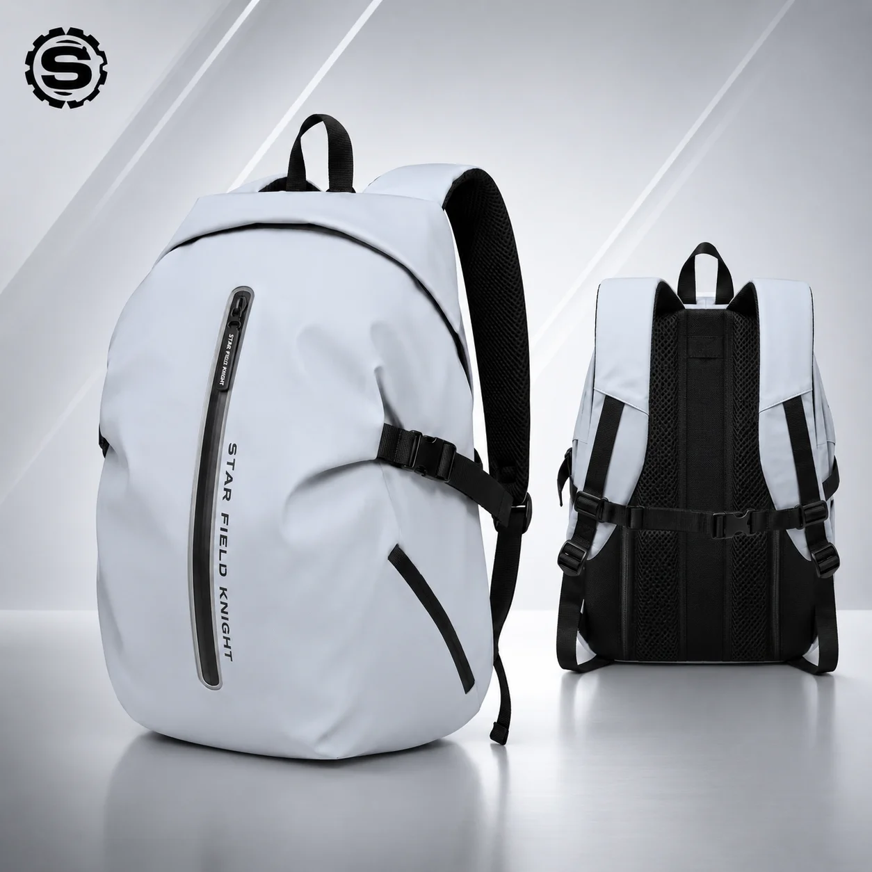 STAR FIELD KNIGHT SKB-367 Full Face Helmet Backpack Reflective Large Capacity Motorcycle Riding Travel Storage Bag Men Women