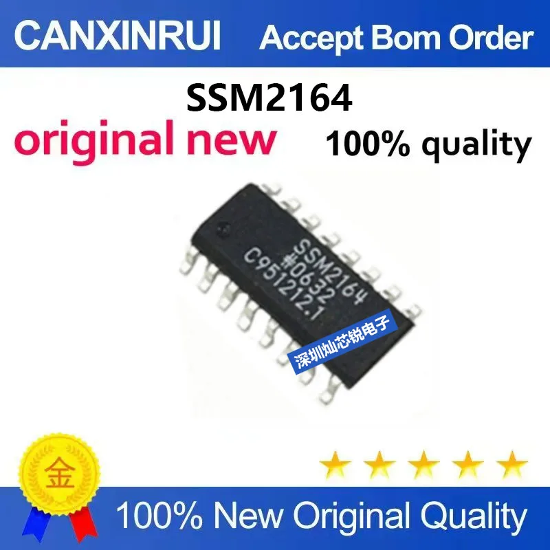 (5-100pieces)Brand New Original Quad Voltage Controlled Amplifier SSM2164SZ SSM2164 SSM2164S