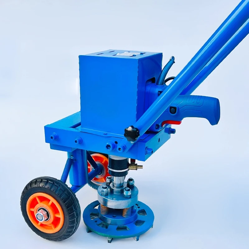 Hand-Pushed Electric Concrete Scarifier 220V Milling, Planing, and Scarifying All-in-One Machine Road Surface Renewal Scarifier