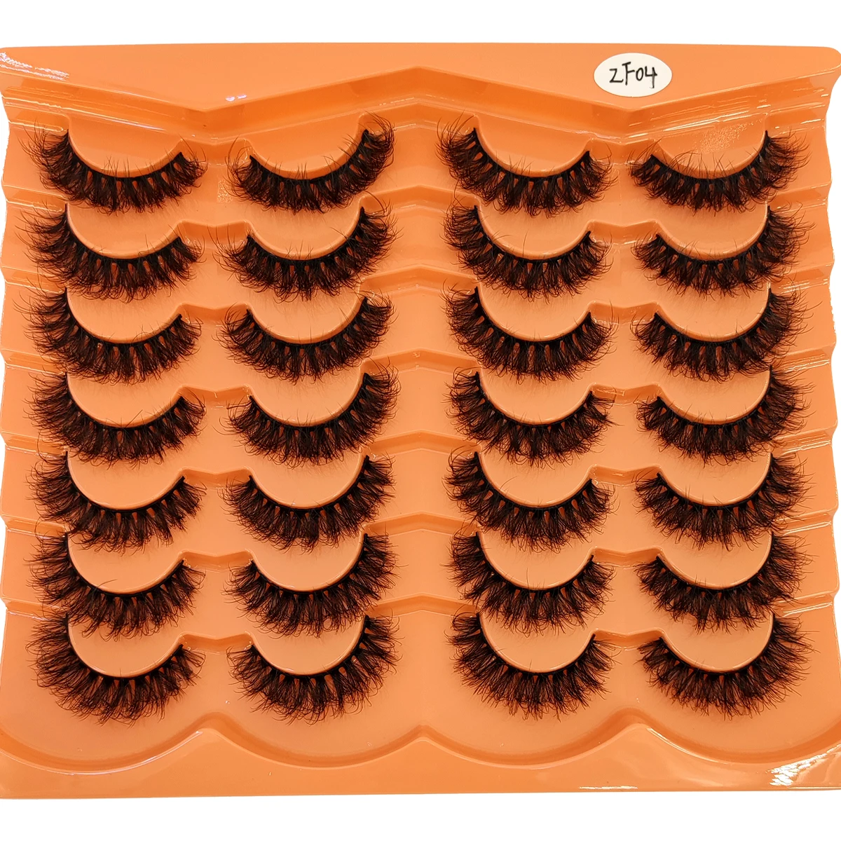 Novos 14 pares de maquiagem de cílios, cílios postiços de vison artificial 3D macios e fofos, cílios naturais