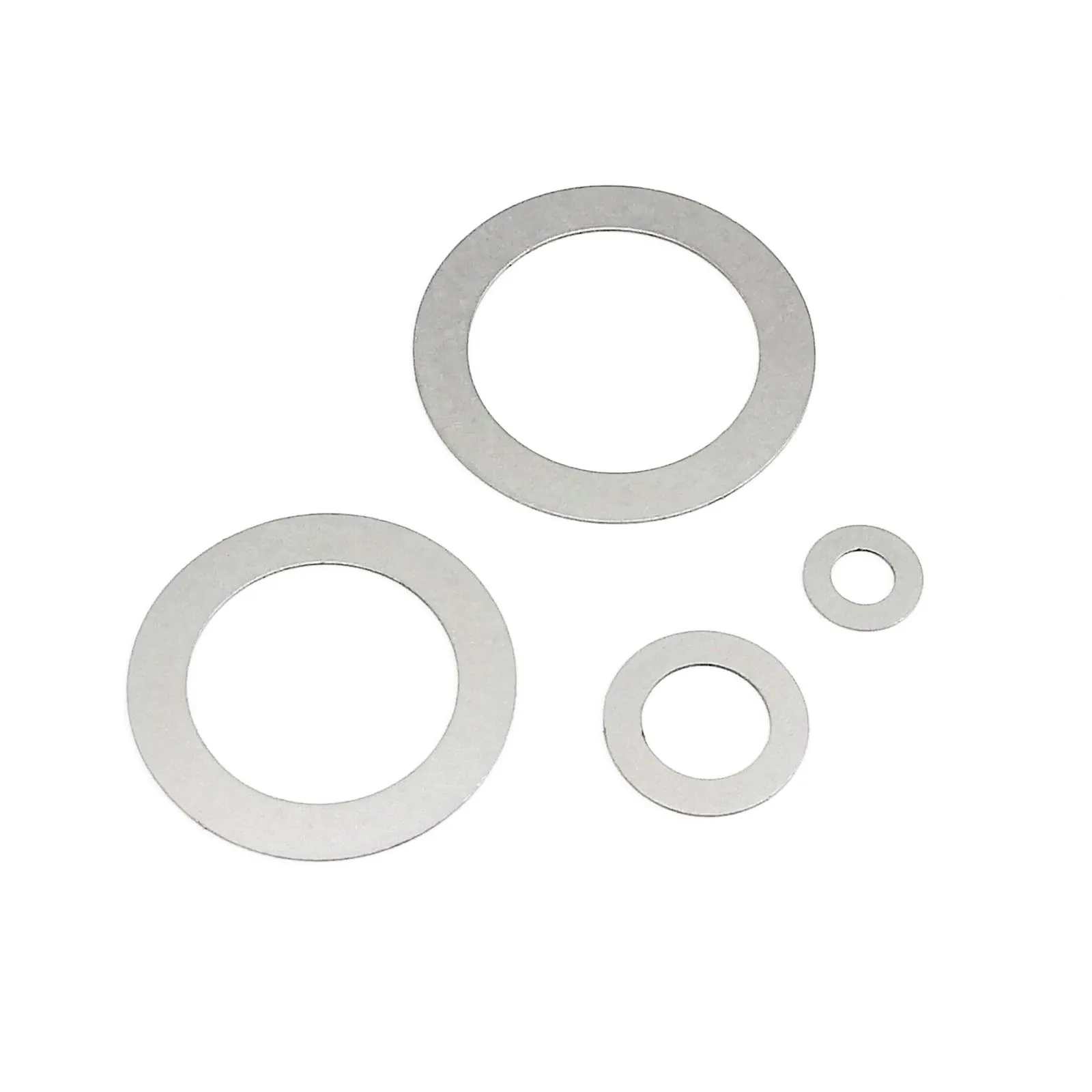 1 Box Ultra Thin Adjusting Shim Washer Mix Sizes 0.1mm 0.2mm 0.3mm M3 to M20 Ultrathin Flat Gasket Kit Set 304 Stainless Steel