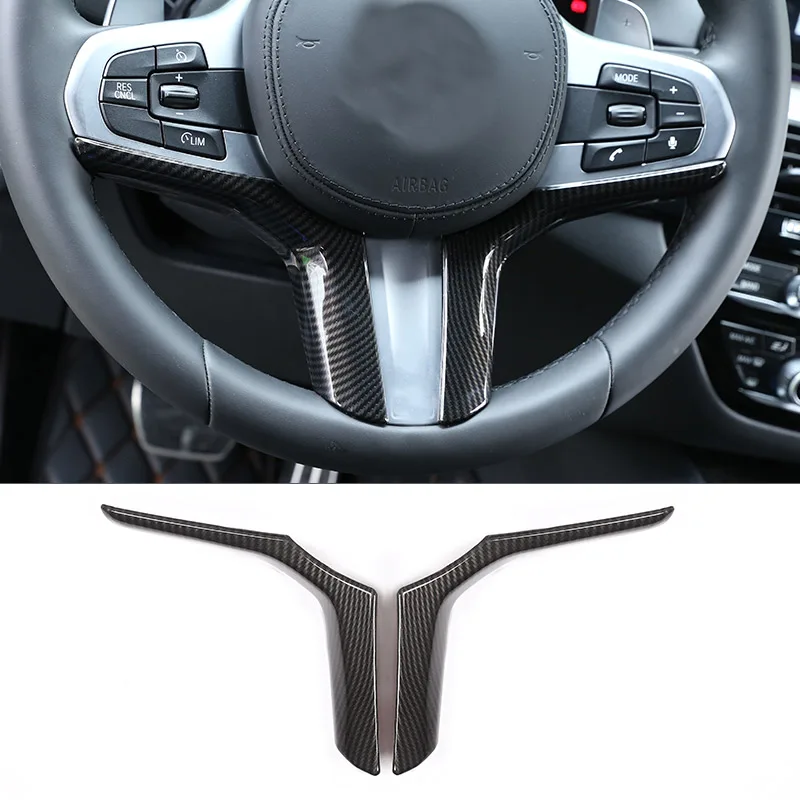 2 teile/satz Carbon Faser Auto Lenkrad Schalter Borte Für BMW 2 Serie F44 Für 2 3 4 5 6 7 8 serie G22/G23/G26 X3 X4 X6 X7