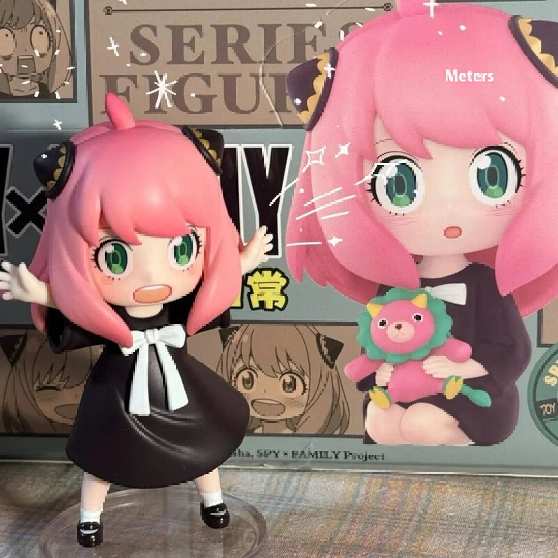 جديد صندوق أعمى جاسوس X الأسرة عمل الشكل أنيا مزور صندوق الغموض أنيمي عروسة كارتون مكتب الديكور جمع لعبة طفل هدية