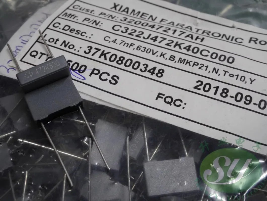 20PCS Fara MKP21 0.0047uf/630v 4.7nf 4n7 4700pf 472 Brand New 10mm Film Capacitor