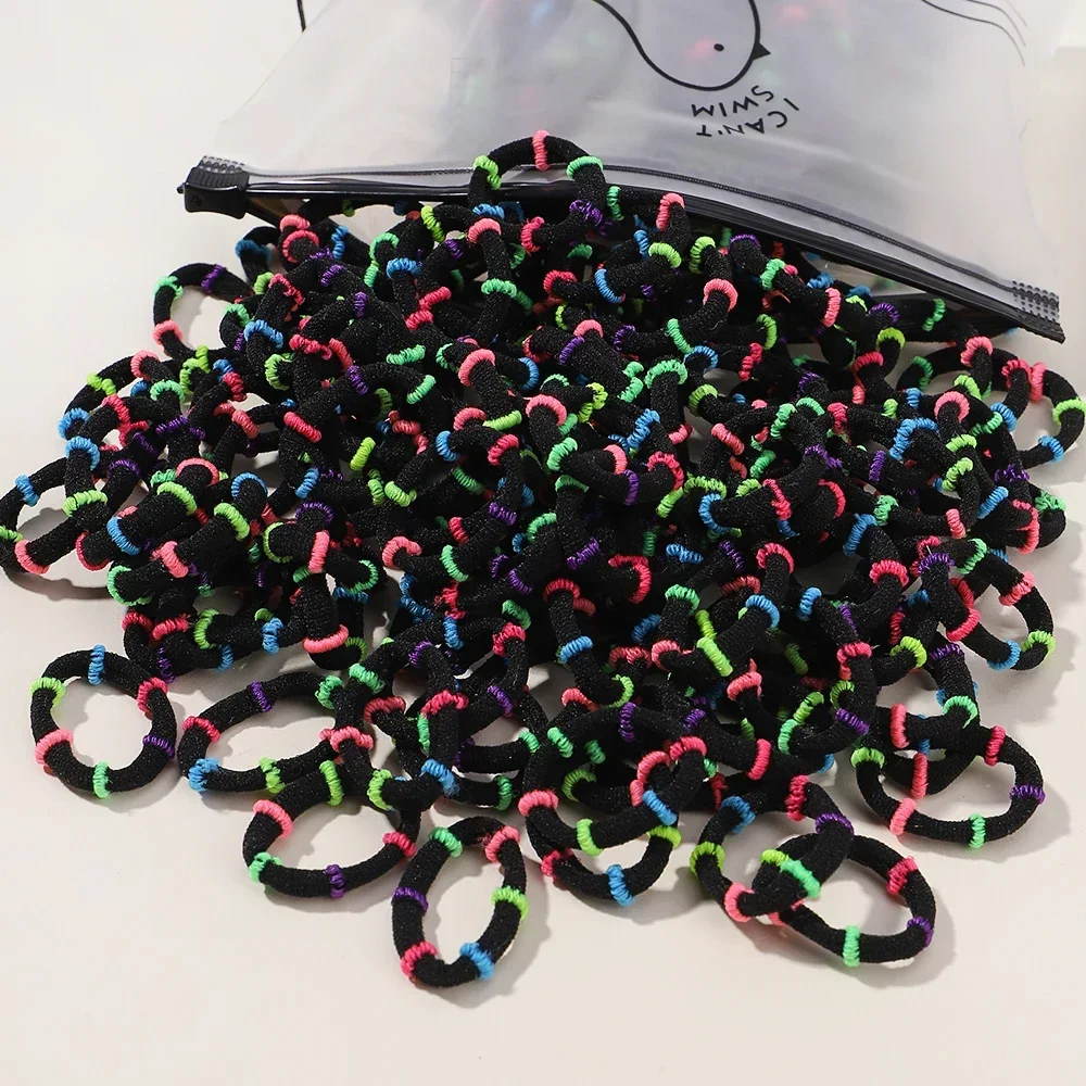 60 teile/los Bunte Elastische Haarband Gummibänder für Kinder Pferdeschwanz Unterstützung Hairties Spleißen Headrope Kinder Haar Zubehör – Detail 16