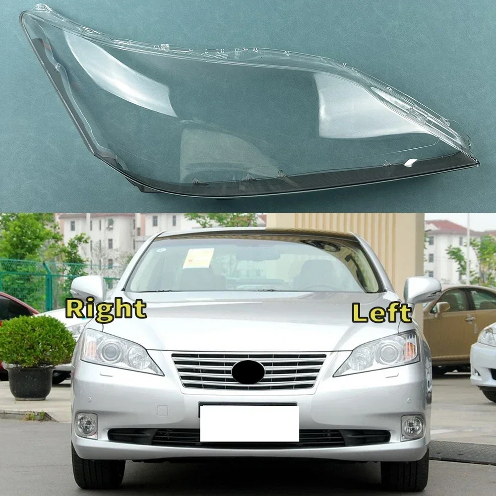 

For 2009 2010 2011 Lexus ES240 ES350 Front Headlight Cover Transparent Headlamp Lamp Shell Replace Original Lampshade Plexiglass