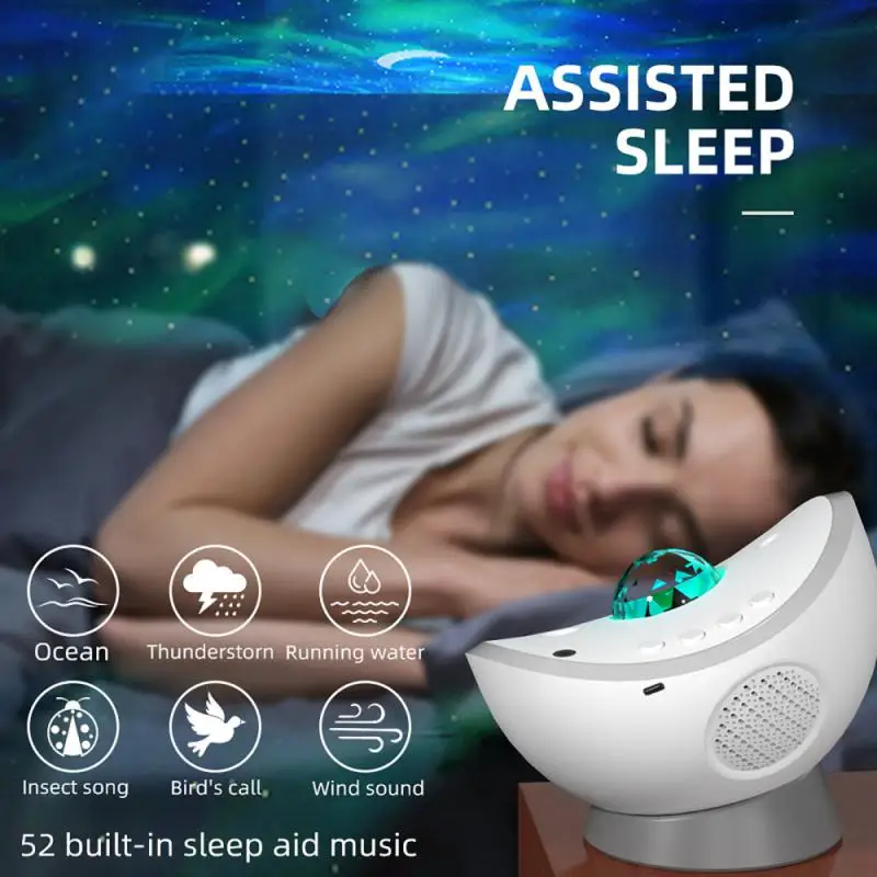 Usb Charging Usb Charging Music Night Light 52 Sleep Aid Music bluetooth-compatible Music Night Light Any Angle Adjustment