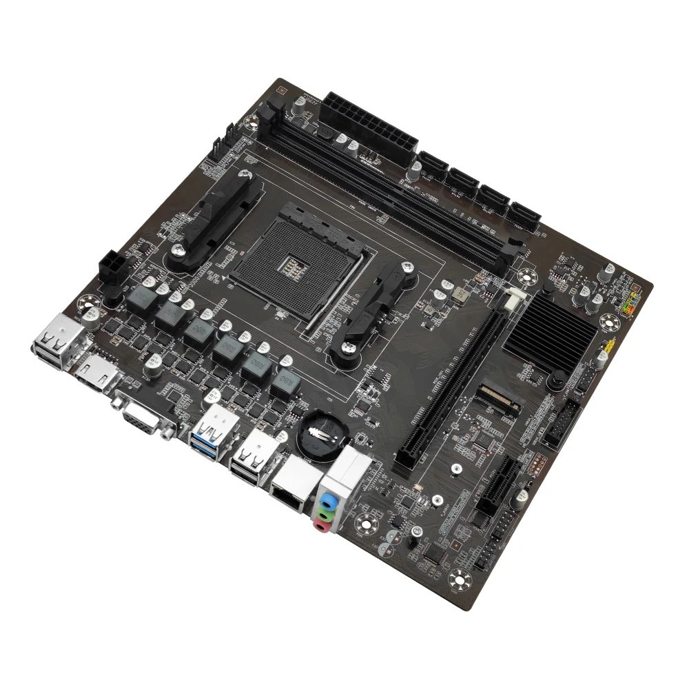 Imagem -05 - Motherboard Slot Am4 Suporta Amd Ryzen Geração 15 Cpu Hdmi Vga Desktop Memória Ddr4 Dual-channel Nvme M.2 Ngff Machinist-b450