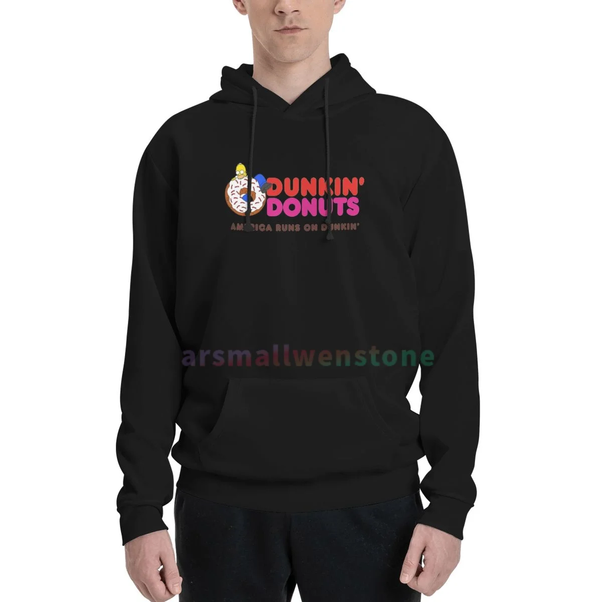 Sudaderas con capucha de algodón con logotipo de Dunkin Donuts con diseño de estampado único para adultos unisex