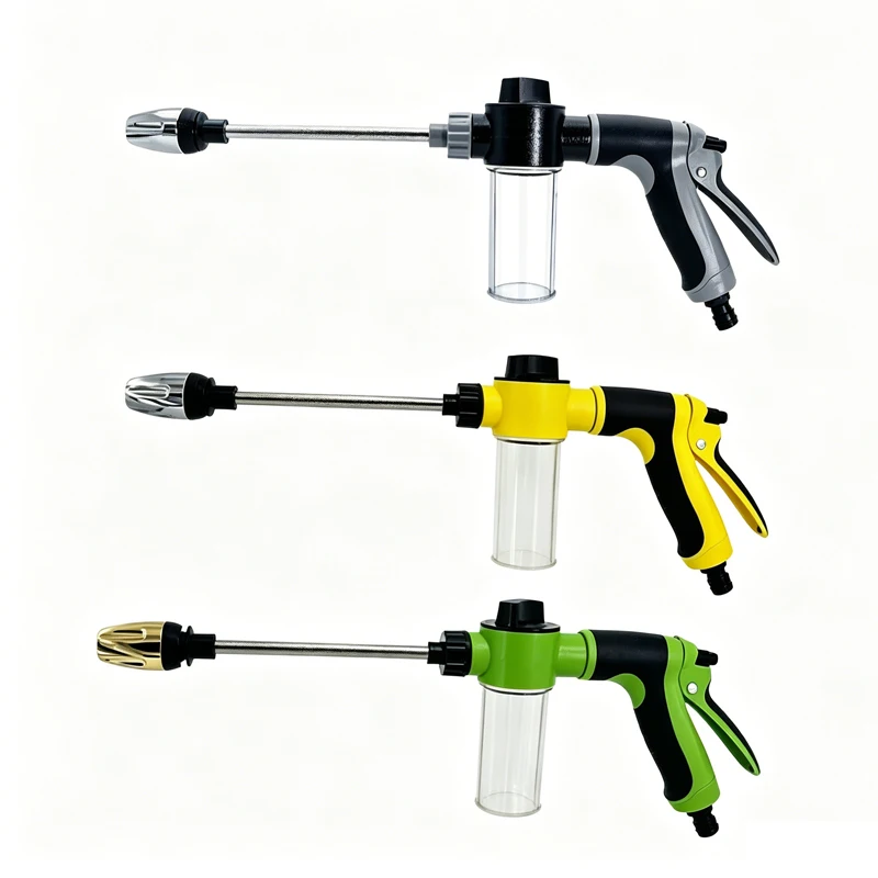 

High-Pressure Car Washing Water Gun, External Cleaning Of RV, Foam Kettle Cleaning, Garden Water Hose Nozzle, Garden Shower,
