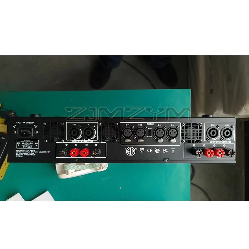 1000W@8 Ω x2/4 Rear Amplifier Stage Performance Conference Home KTV Digital Amplifier CA Dual Audio Power Amplifier