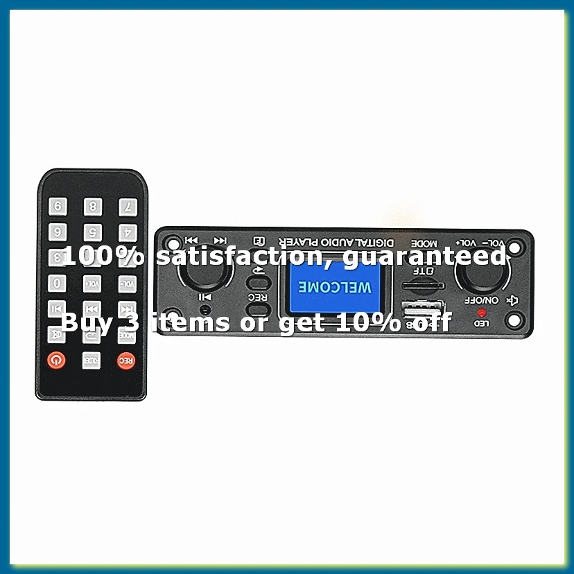 ●Digital Audio Player Bluetooth MP3 Player Decoder Board 128X64 DOTS LCD USB SD BT FM Music Player Module TPM119B