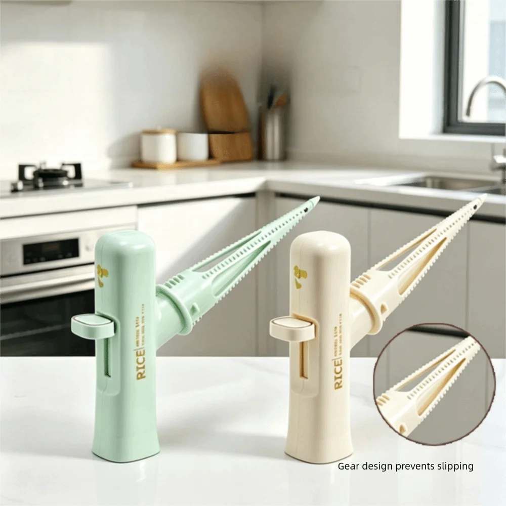 Manual Rice Bag Discharge Nozzle Spill-proof Unpack-Free Rice Bag Piercing Dispenser ABS Press Type Rice Picking Tool