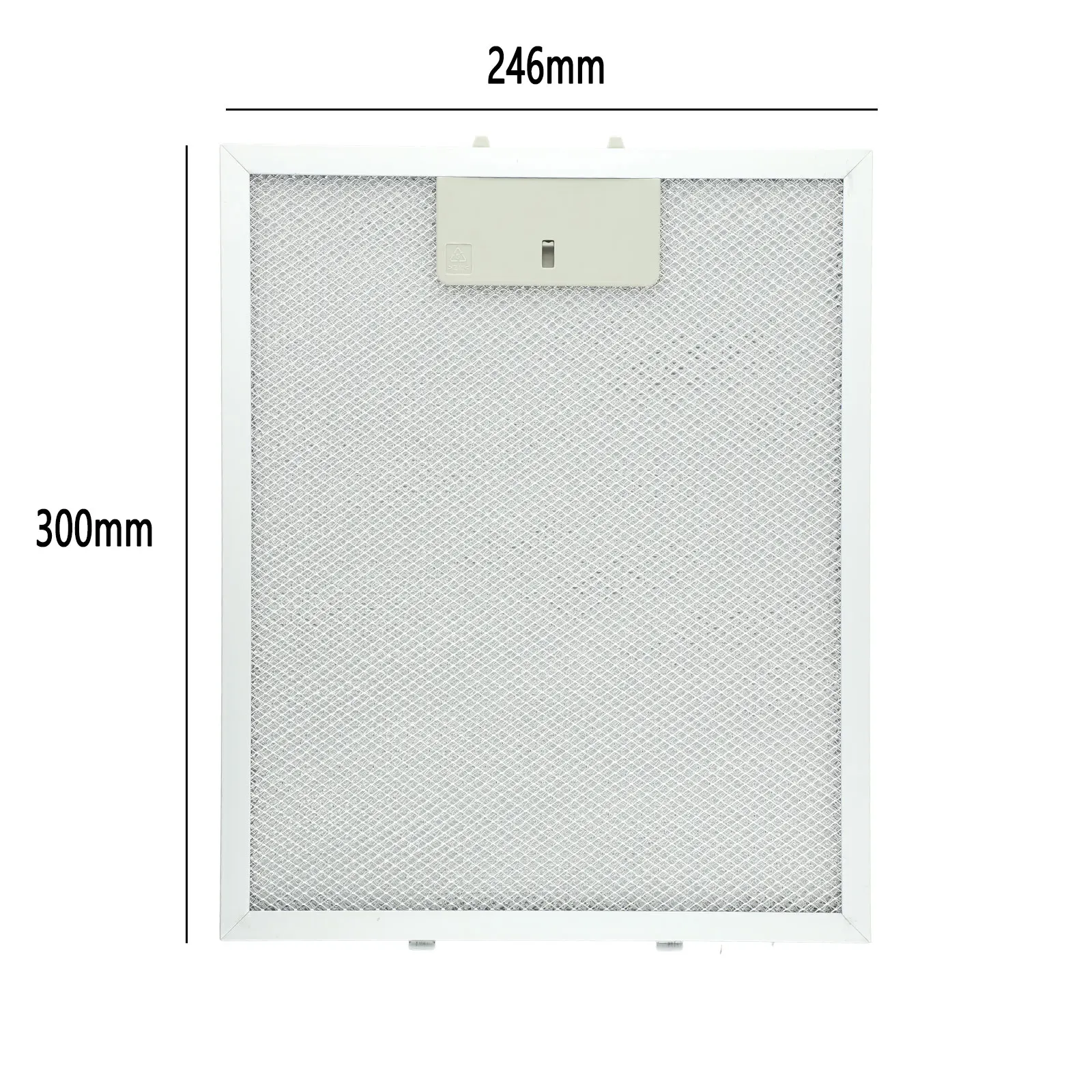 Filtre pour améliorer la qualité de l'air de votre cuisine avec extracteur de maille métallique argentée, filtre de ventilation, filtration optimale, 300x250x9mm