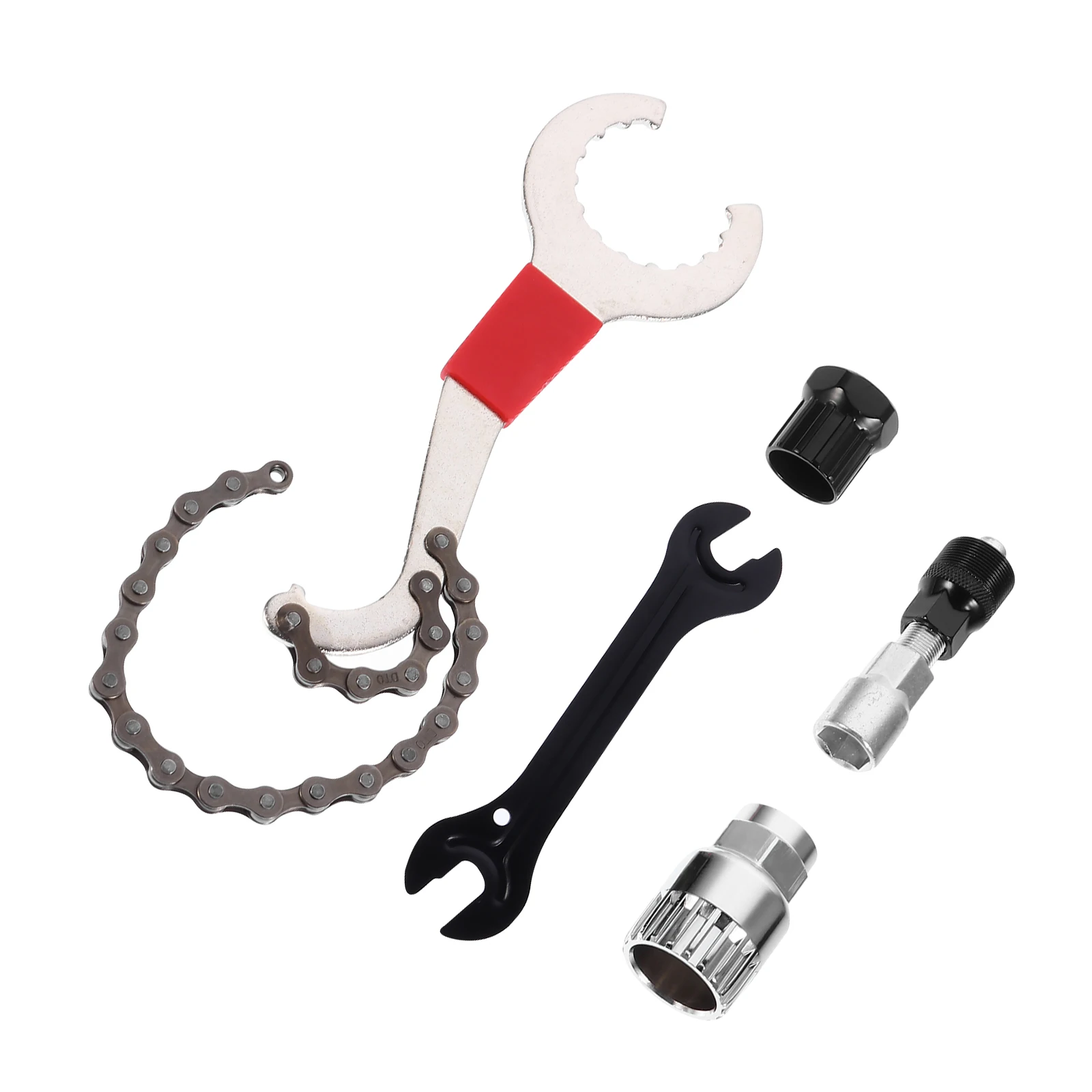 

1 set Bicycle Repair Tools Crankset Puller Metal Crank Arm Remover for 20 Teeth Splined Bottom Bracket Durable Tool Kit Road