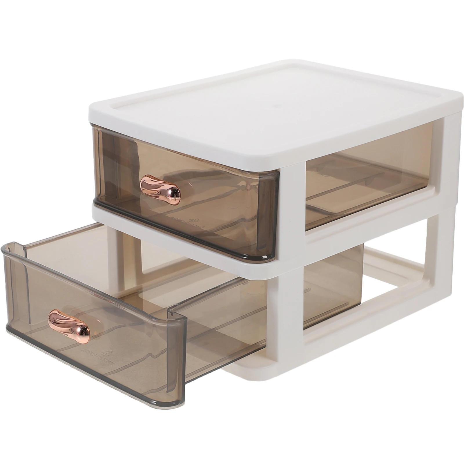 

Pink 3-Layer Storage Box Rack Office Desktop Organizer Supplies Organizer Small Desktop File Drawer Tidy Container