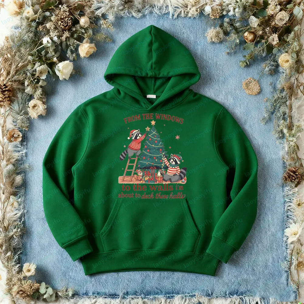 من النوافذ إلى الجدران أنا عن سطح السفينة هذه القاعات الملابس مضحك عيد الميلاد بلوزات النساء الرجعية عيد الميلاد هوديس