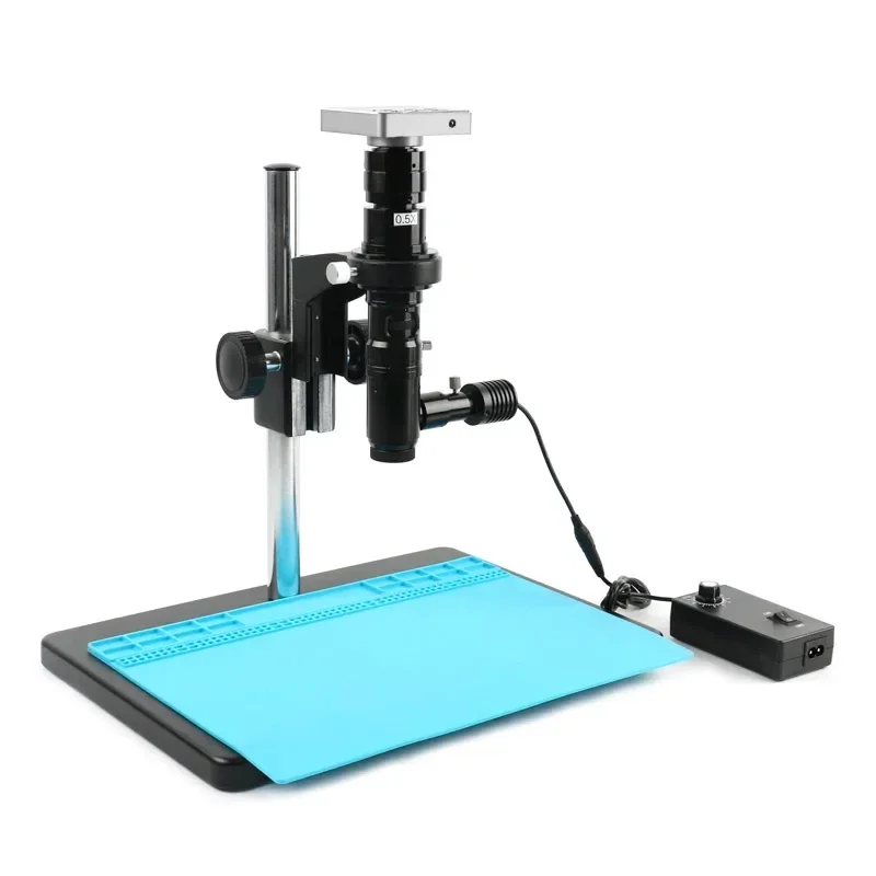 8.3MP 48MP 1080P HDMI USB VGA Lab Digital Industrial Video Microscope Camera + Coaxial Optical Lens 180X 300X C Mount Zoom Lens