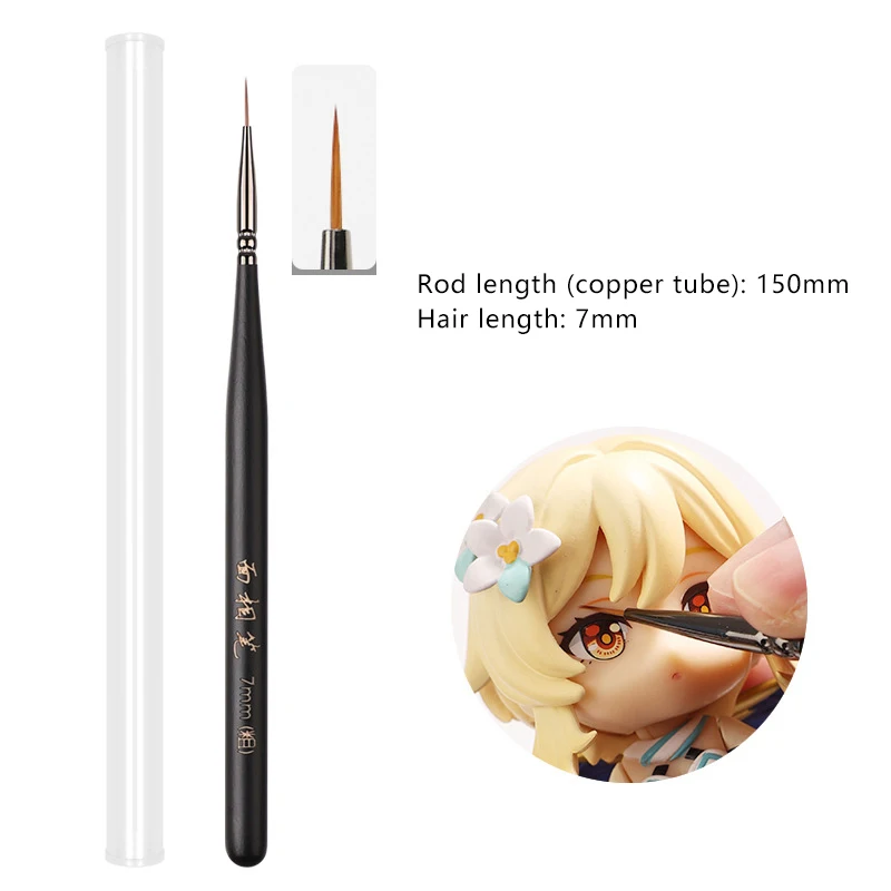 1 قطعة # 0 # 1 فرشاة النمذجة فائقة الدقة مخطط القلم لنموذج هواية تلوين النصي بطانة فرش تلوين النصي بطانة فرش