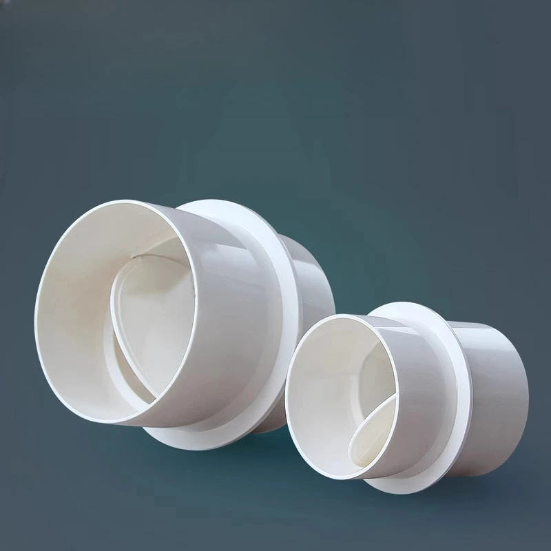 Draft Blocker Damper Ventilation Check Valve Draught Back Shutter for Inline Ducting Kitchen Home Ventilation Grill
