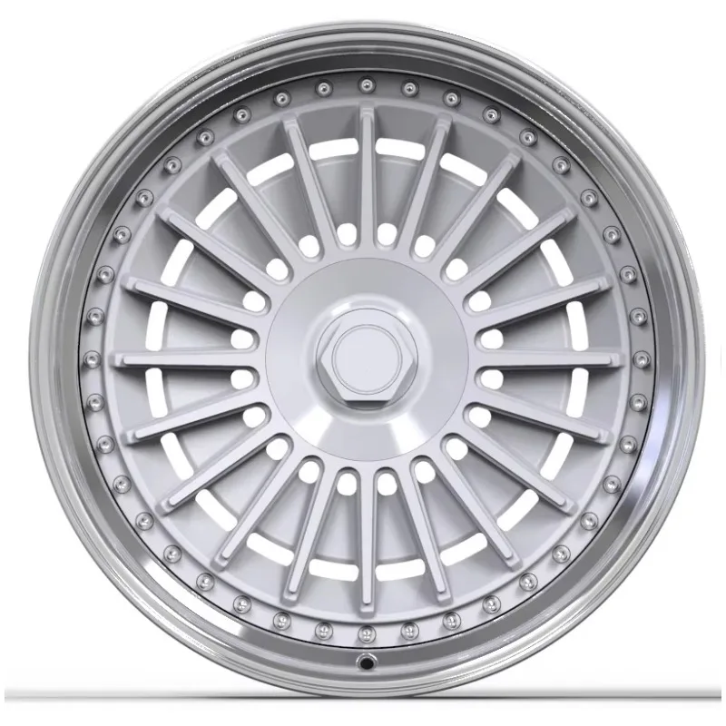 18-24 Inch 1-Piece/2-pieces Forged Wheels Customization Multi Spoke Rivet Decoration Aluminum Alloy Passenger Car Wheels