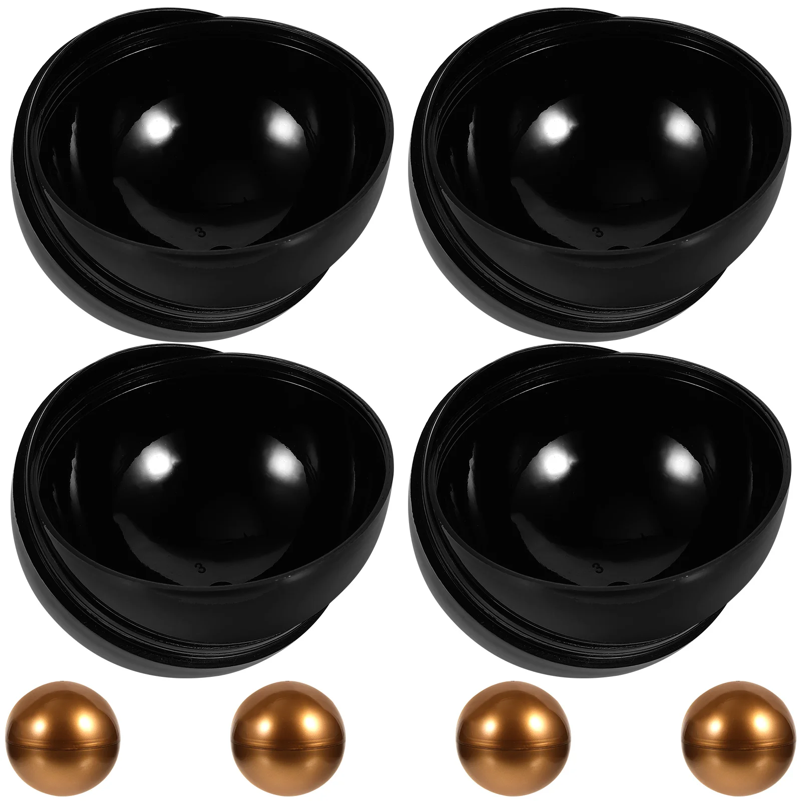 

8Pcs Storage Boxes Fillable Plastic Round Balls Candy Packaging Containers for Party Display Fillable Storage Vending Machine