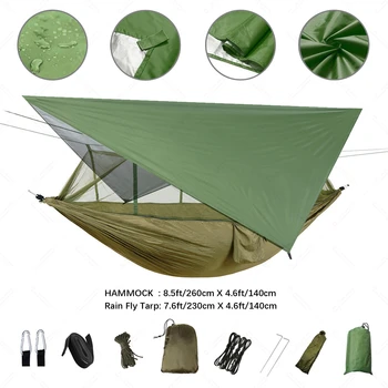 Survival Hammock with Shelter 1