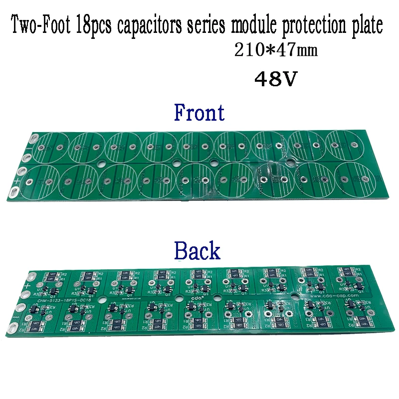 

1Pcs 48V Balance Protection Plate For 2.7V100F Double Connection Capacitor Module For Circuit Stabilizer Board 16V16.6F