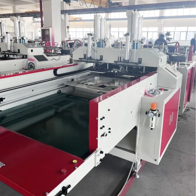 Servo automatic degradable vest bag making machine Express bag side back seal middle seal bag making machine