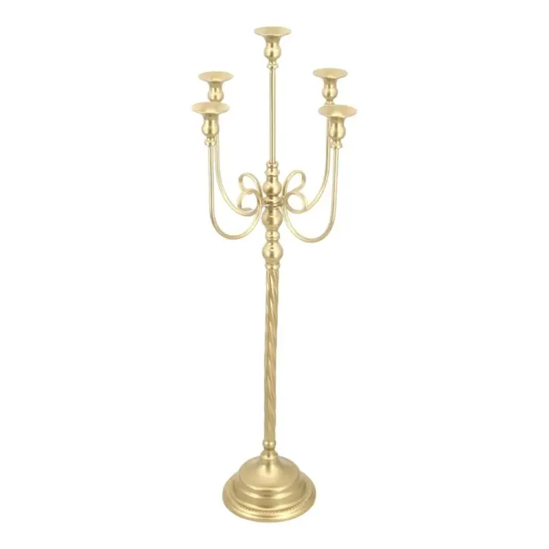 E8BD Five-Light Iron Candelabra with a Detachable Structure by Hand