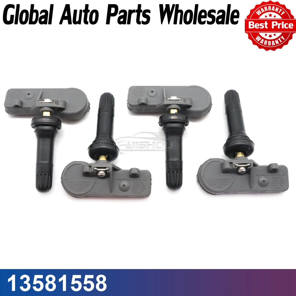 Sensor de monitor de presión de neumáticos TPMS 13581558   Para Chevrolet Aveo Impala Malibu Silverado HD Suburban Tahoe 2006-2014 315MHz