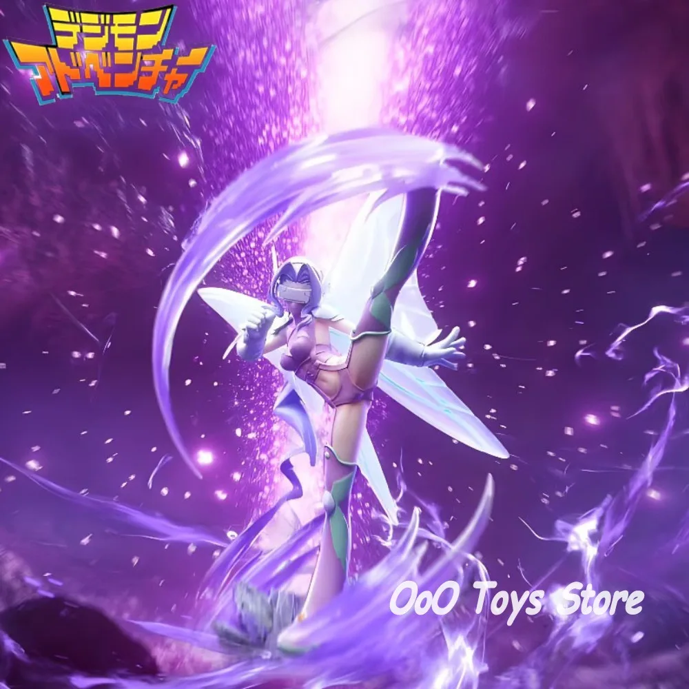 Figura de aventura de Digimon de Anime de 21cm, figuras de acción Fairimon, modelo de colección de Pvc, juguetes para niños, regalos