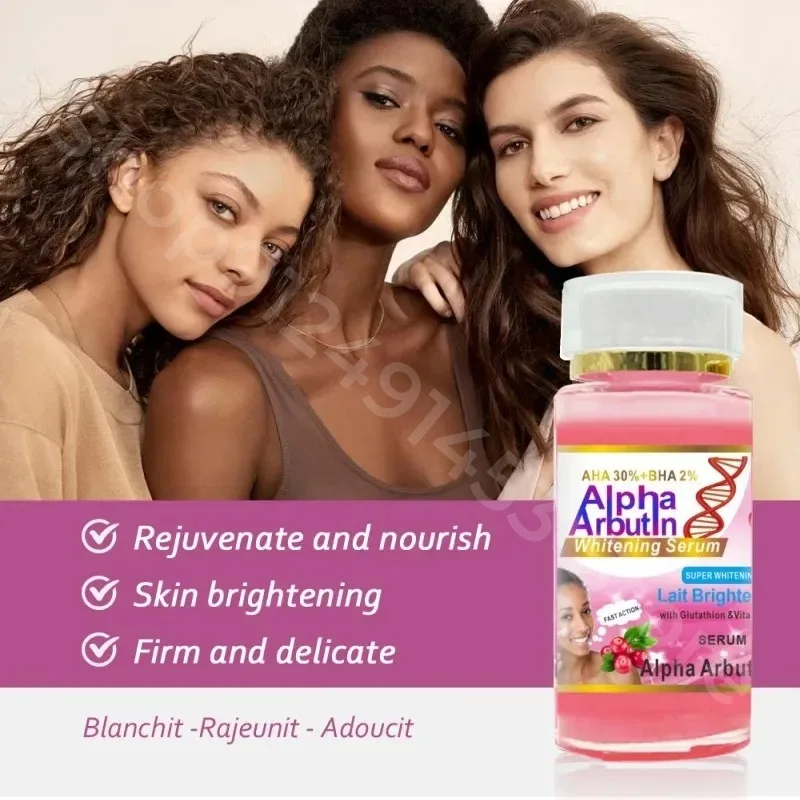 Alpha Arbutin Serum Remove Spots Keeps Smooth Soft Hydrating Even Face Whitening Cream for Dark Skin Care Facial Beauty Women