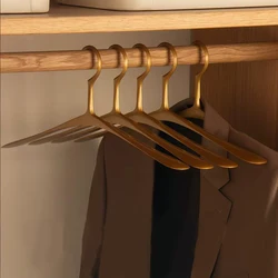 1pc Widen Clothes Hanger Solid Aluminum Alloy Coat Hangers Clothing Display Hanging Drying Rack Home Wardrobe Storage Organizer