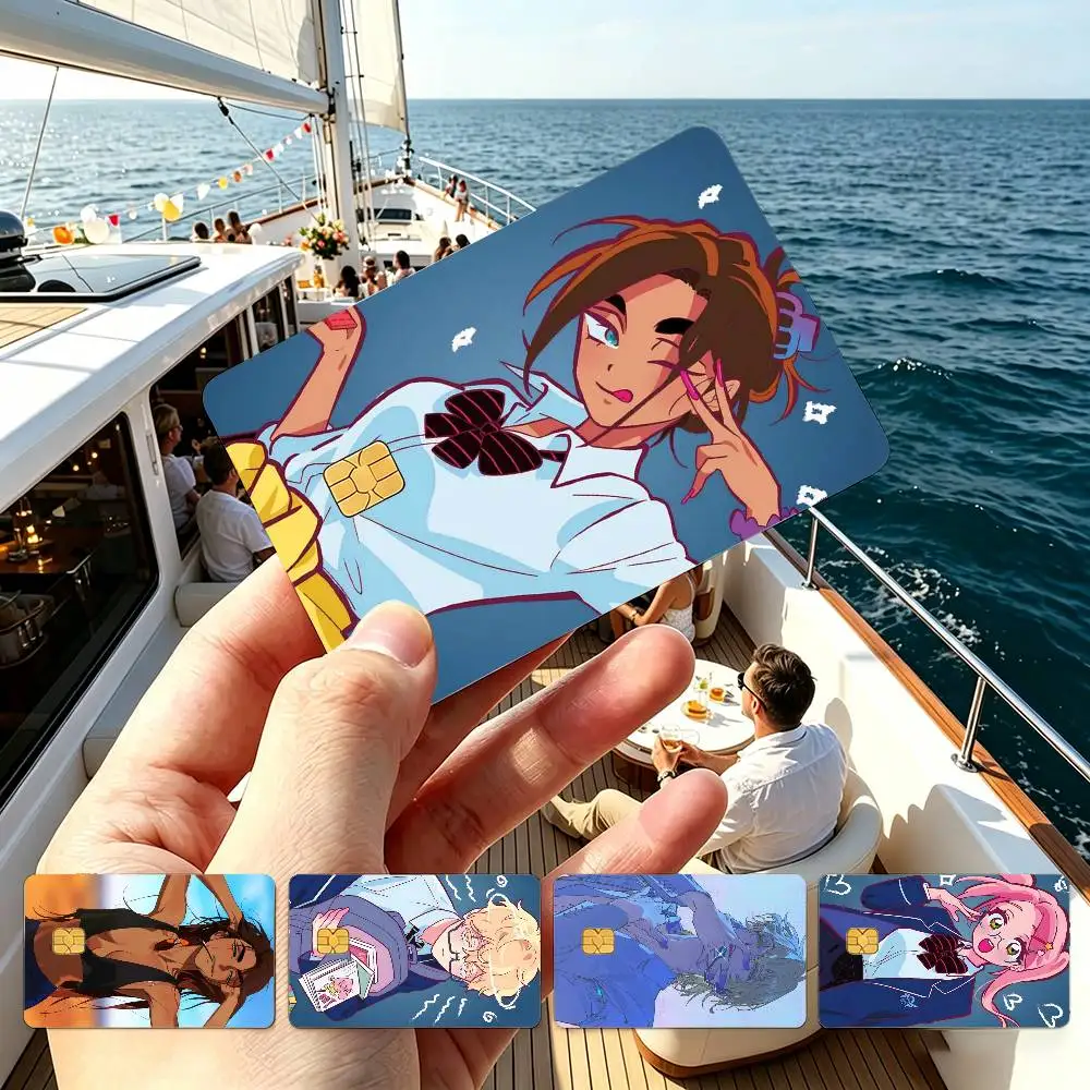 Alien Stage Mizi Sua Hyuna Luka Credit Card HD Stickers Small Chip Waterproof Sticker Game Card Decal Gift