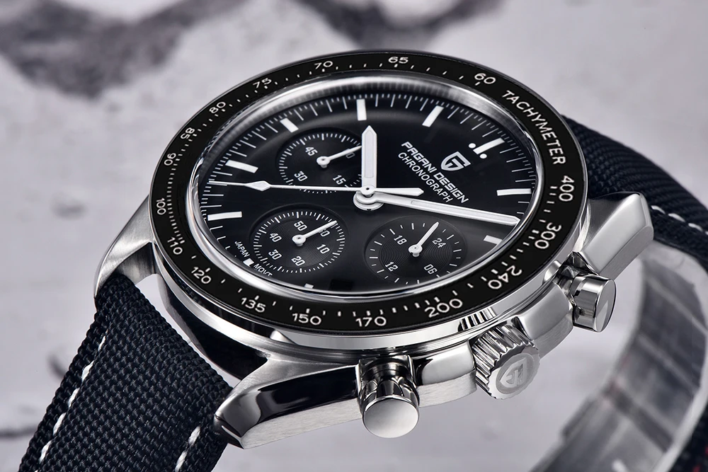 PAGANI DESIGN 2026 Moon Watch For Men Top Brand Luxury Quartz Mens Watches Chronograph Luminous Sapphire Mirror Waterproof Clock