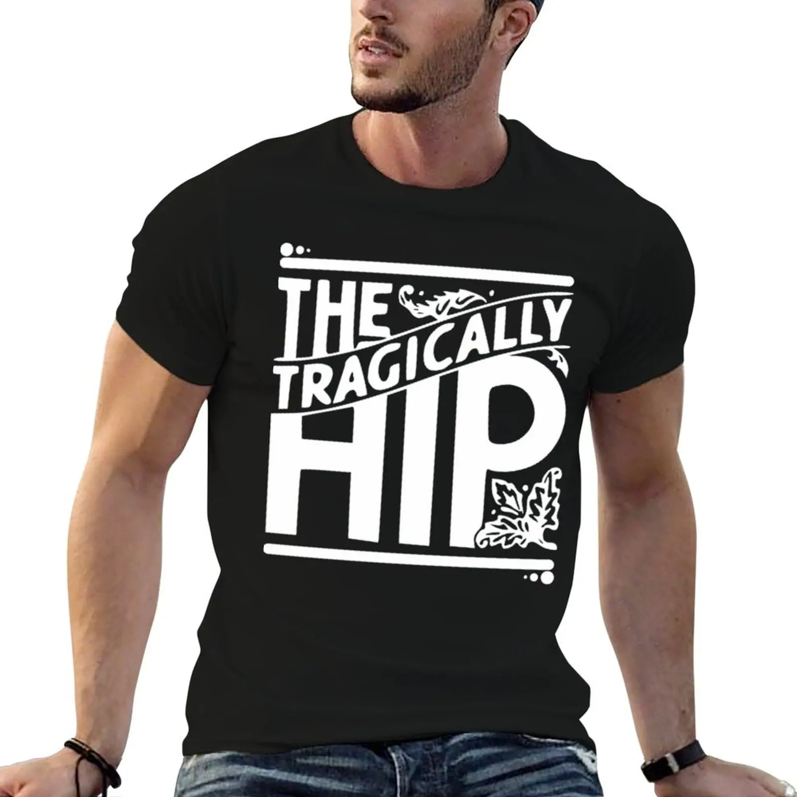 Tragically Hip T-Shirt Regular Fit Plain Tee Shirt