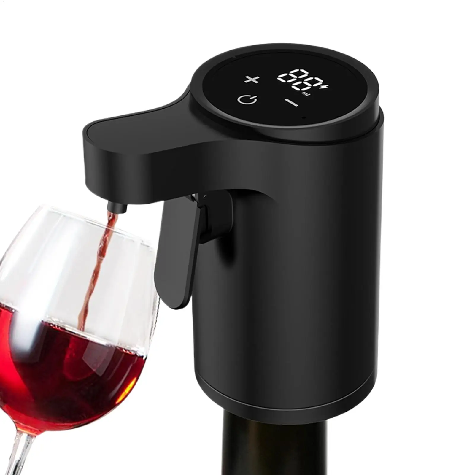 Automatic Wine Dispenser Smart Sensor Wine Pump 4 Modes Touch Screen Digital for Red Wine Whiskey Liquor Electric Decanter