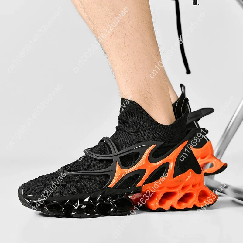 الرجال أحذية رياضية الذكور أحذية رجالي عادية Tenis أحذية فاخرة المدرب سباق تنفس حذاء أحذية بدون كعب أنيقة احذية الجري للرجال #3
