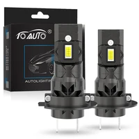 TOAUTO H7 H4 bombillas LED para faros de coche H1 H3 H11 HB3 9005 HB4 9006 Canbus lámparas para automóvil con ventilador Turbo Led automóvil 6000K 12V