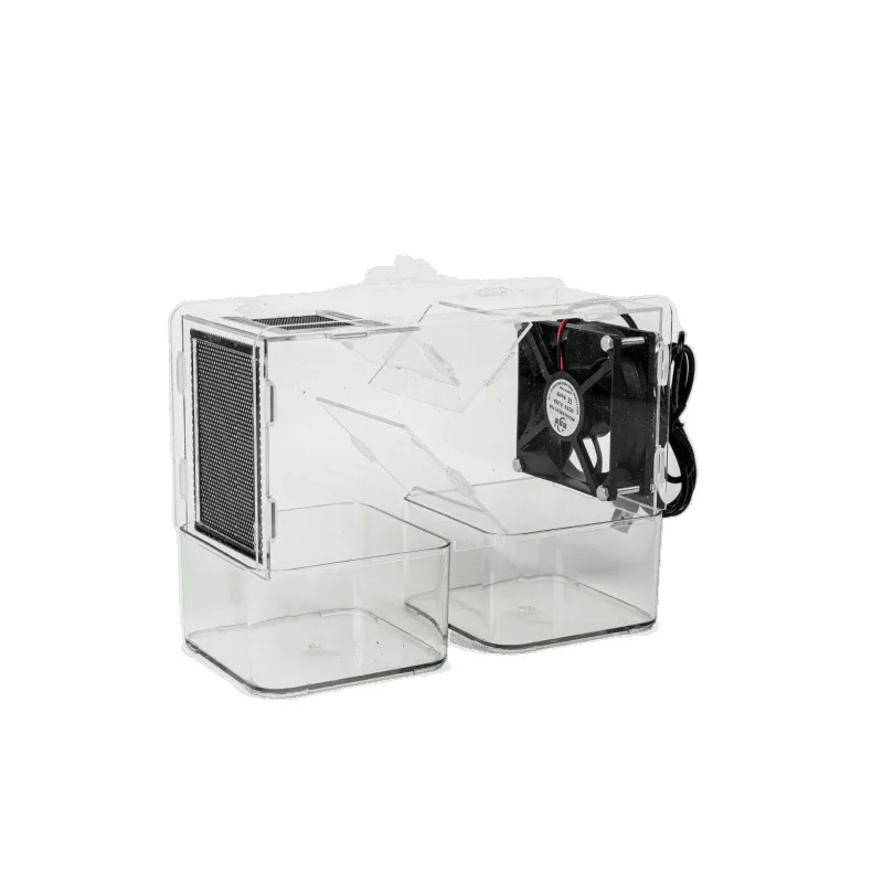 Efficient Acrylic Parrot Seed Hull Remover Blower, Bird Food Dehuller Machine for Mixed Grain and Millet Cleaning