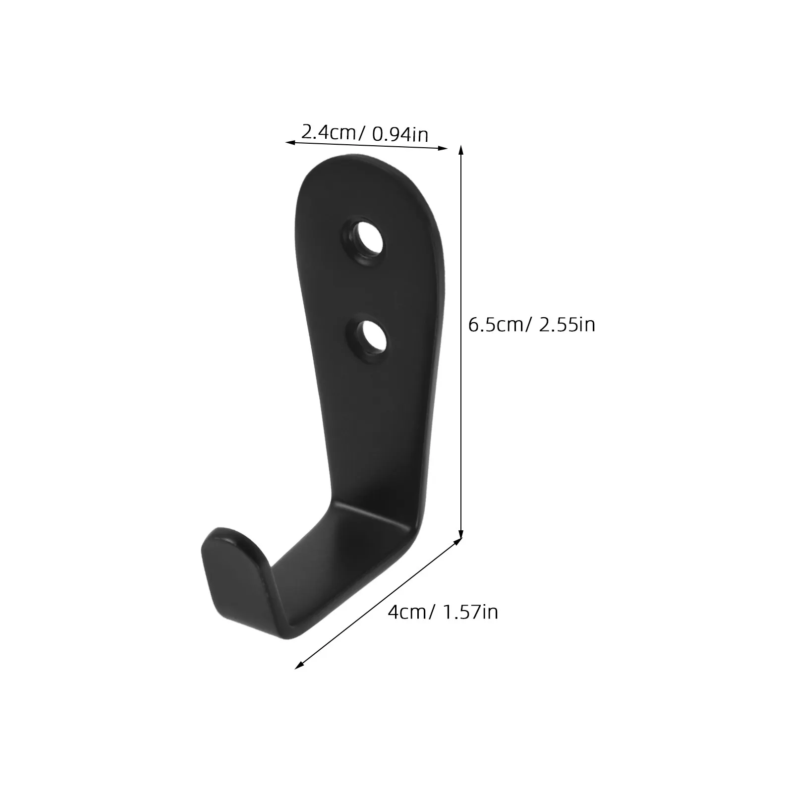 2Pcs Robust Square Profile J Hooks for Bed Ladder Mounting Loft Bunk Bed Hardware 34Mm Thick Ladder Hook Utility