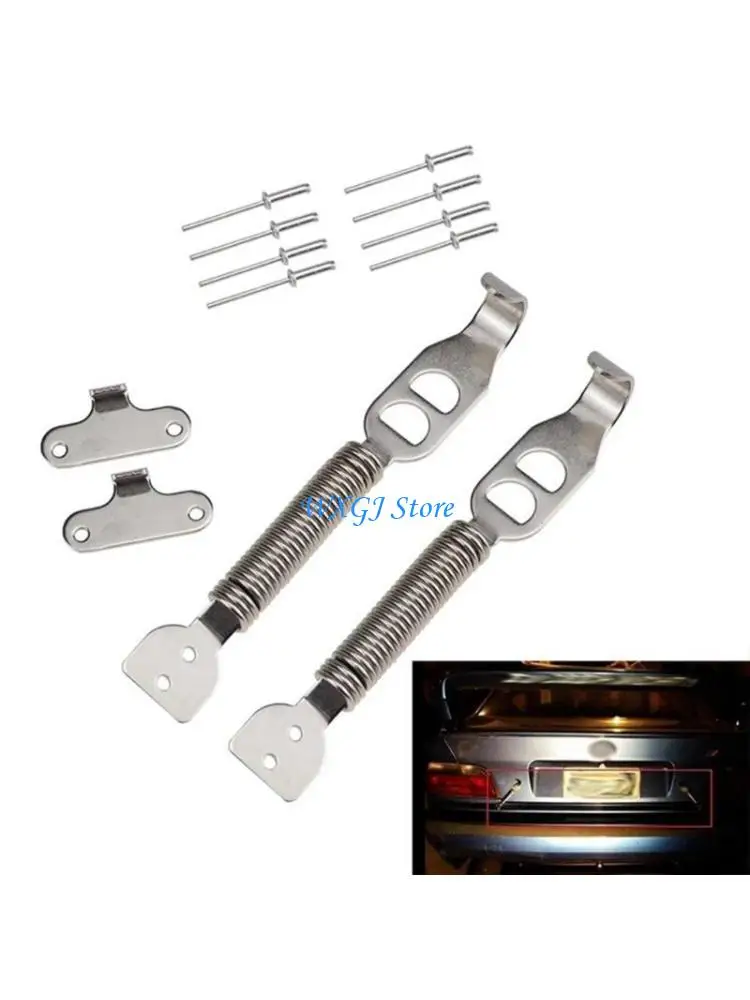 

37JE Bonnet Springs Fastener Clips Car Hood Spring Pin Hood Pin Lock