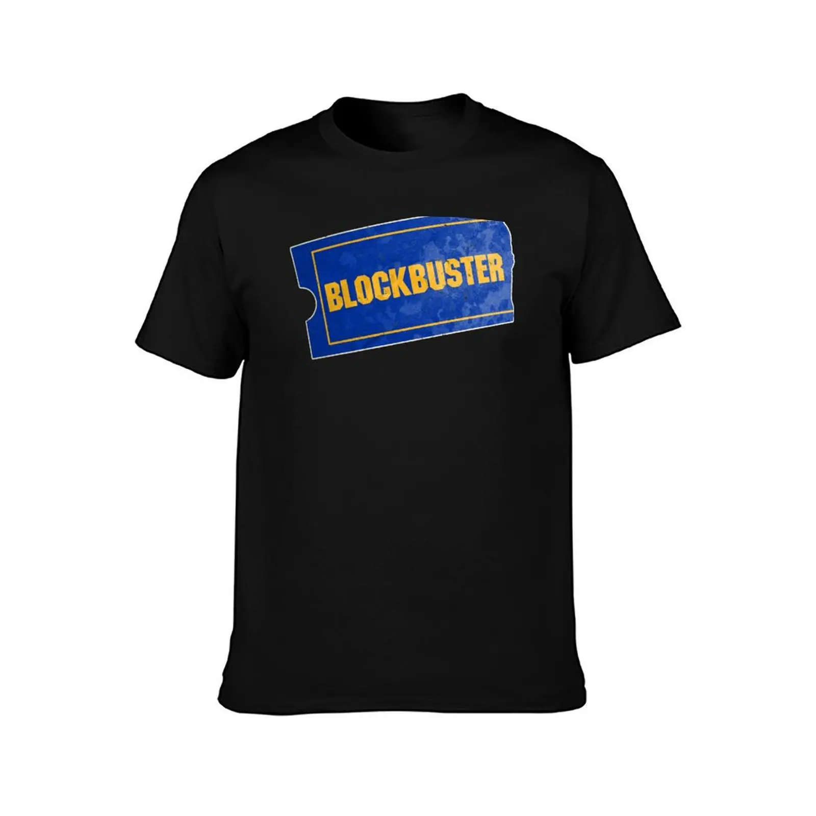 Blockbuster T-Shirt Summer Casual Cotton Tee Oversized Streetwear Tops Vintage Graphic Print Loose Fit Short Sleeve