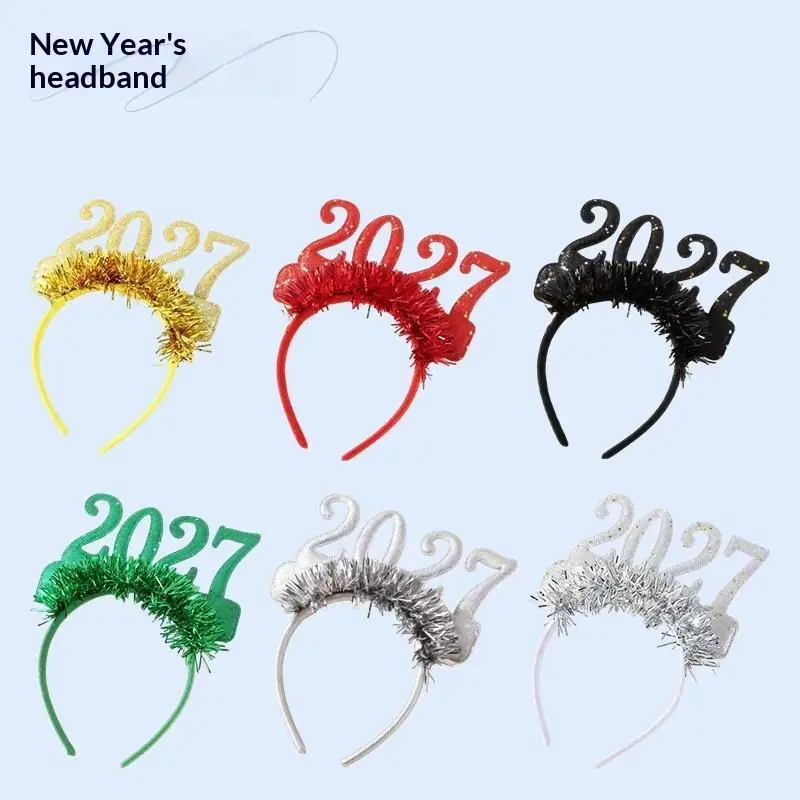 2027 Plastik-Brillen-Party-Stirnband, ideal für Neujahrs- und Weihnachtsdekorationen. – Detail 2