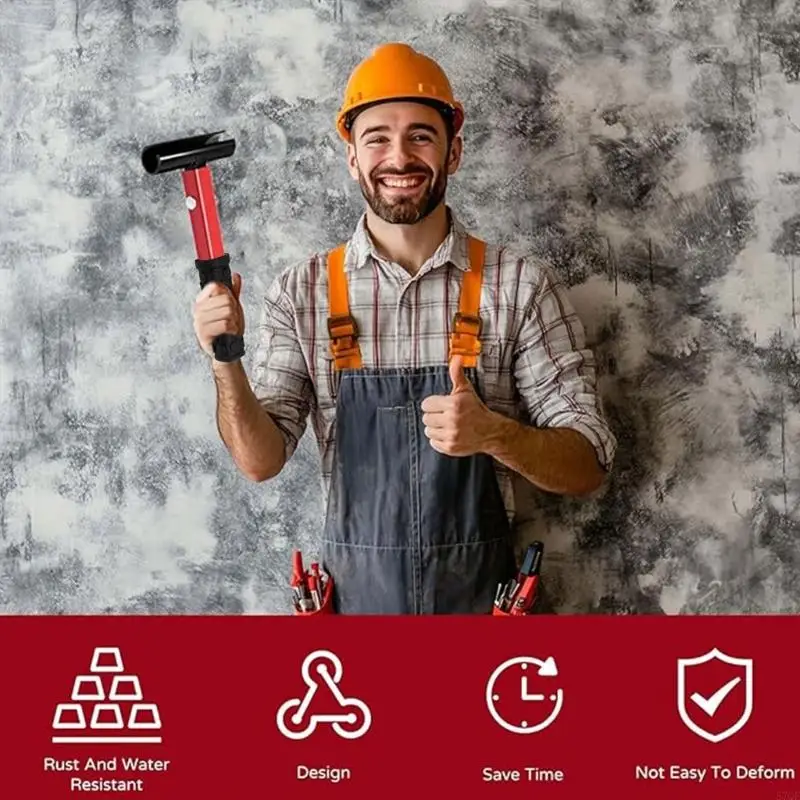 57QF Bisagras acero Ajuste Herramienta manual diseño ergonómico para instalación muebles